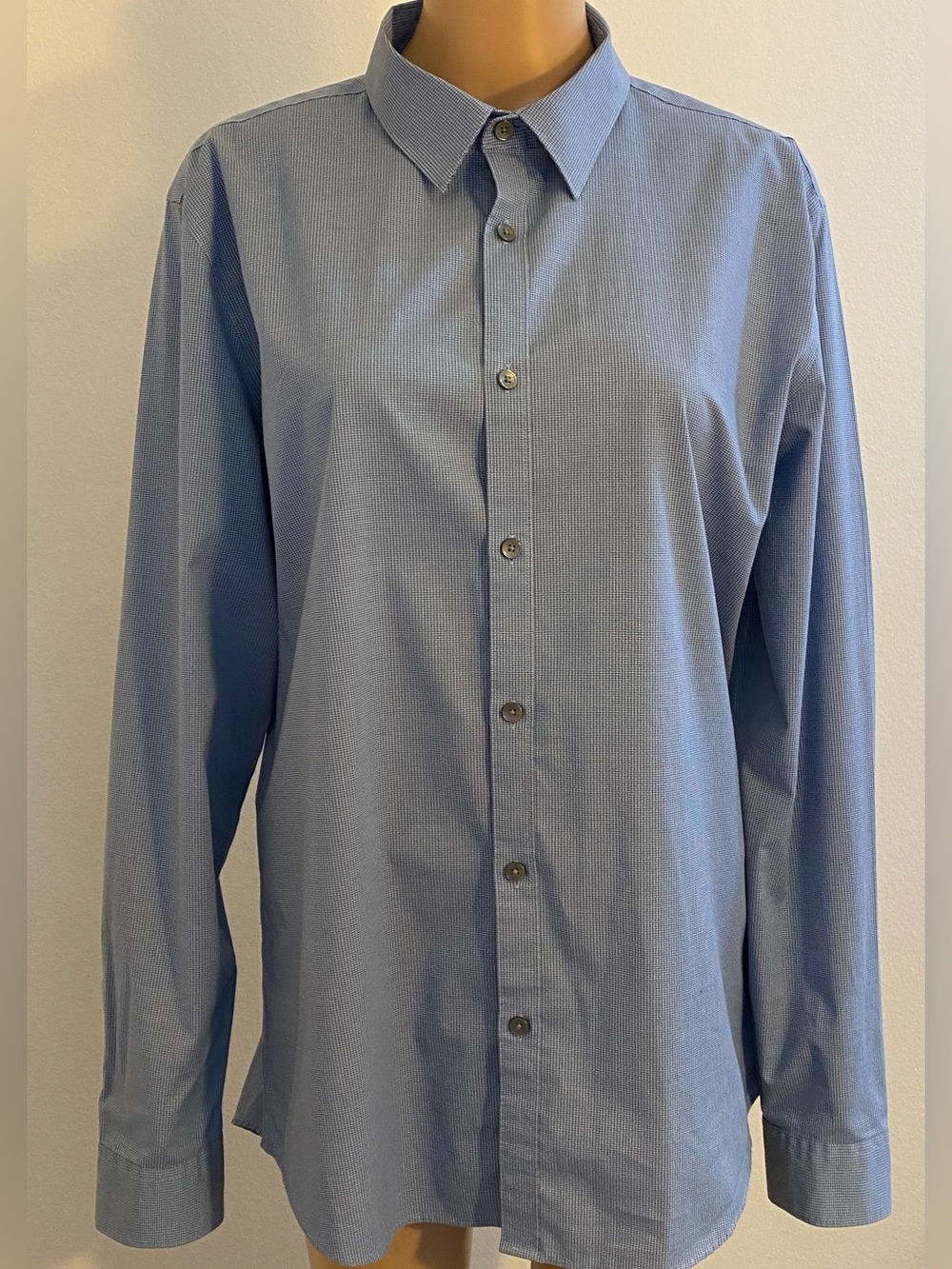 Mens Calvin Klein Non Iron Slim Fit Long Sleeve Dress Shirt